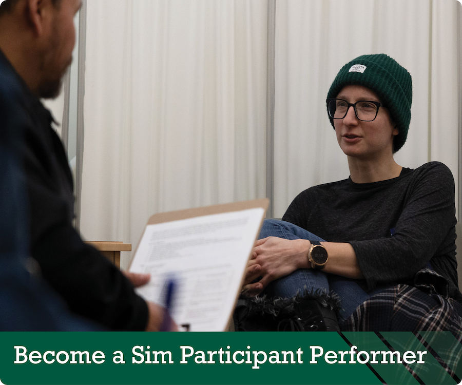 Become a Sim Participant Performer
