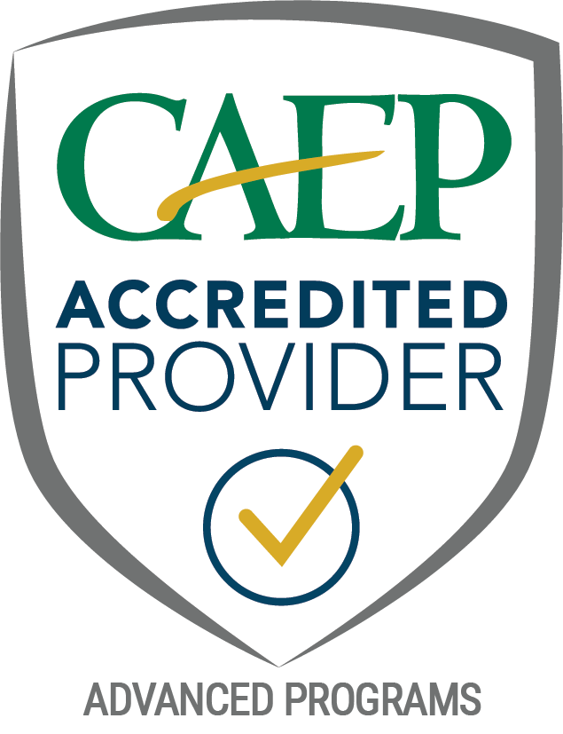 CAEP-accredited Advanced Programs seal