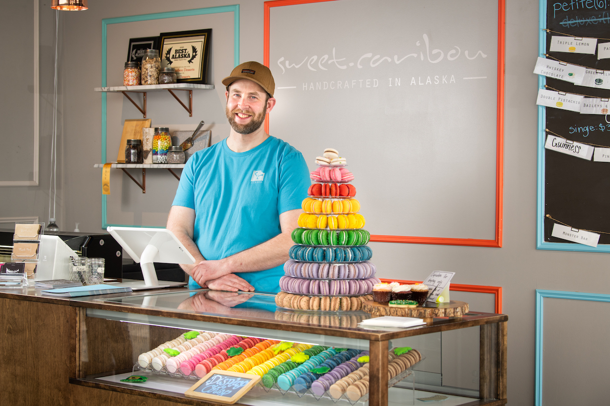 UAA finance alumnus James Strong, owner of Sweet Caribou