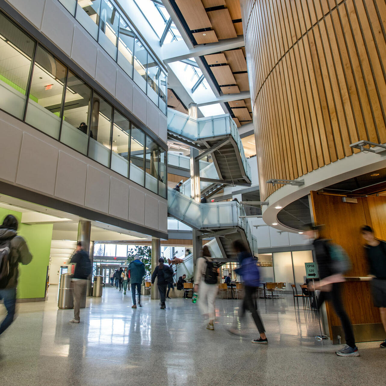 Students around campus