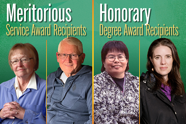 Meritorius Service and Honorary Degree Awards Recipients