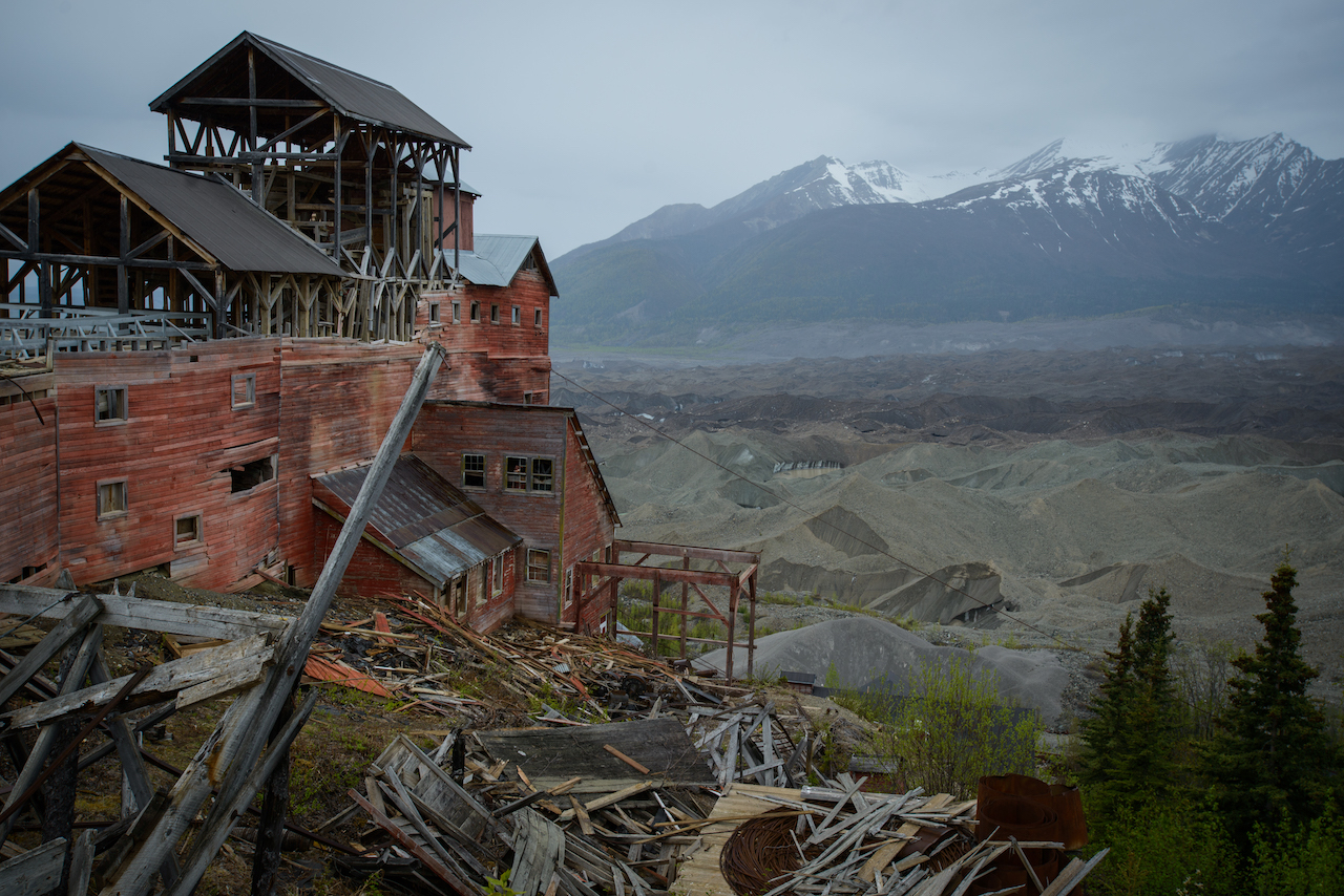 Kennecott Mines National Historic Landmark in Wrangell-St. Elias National Park and Preserve.