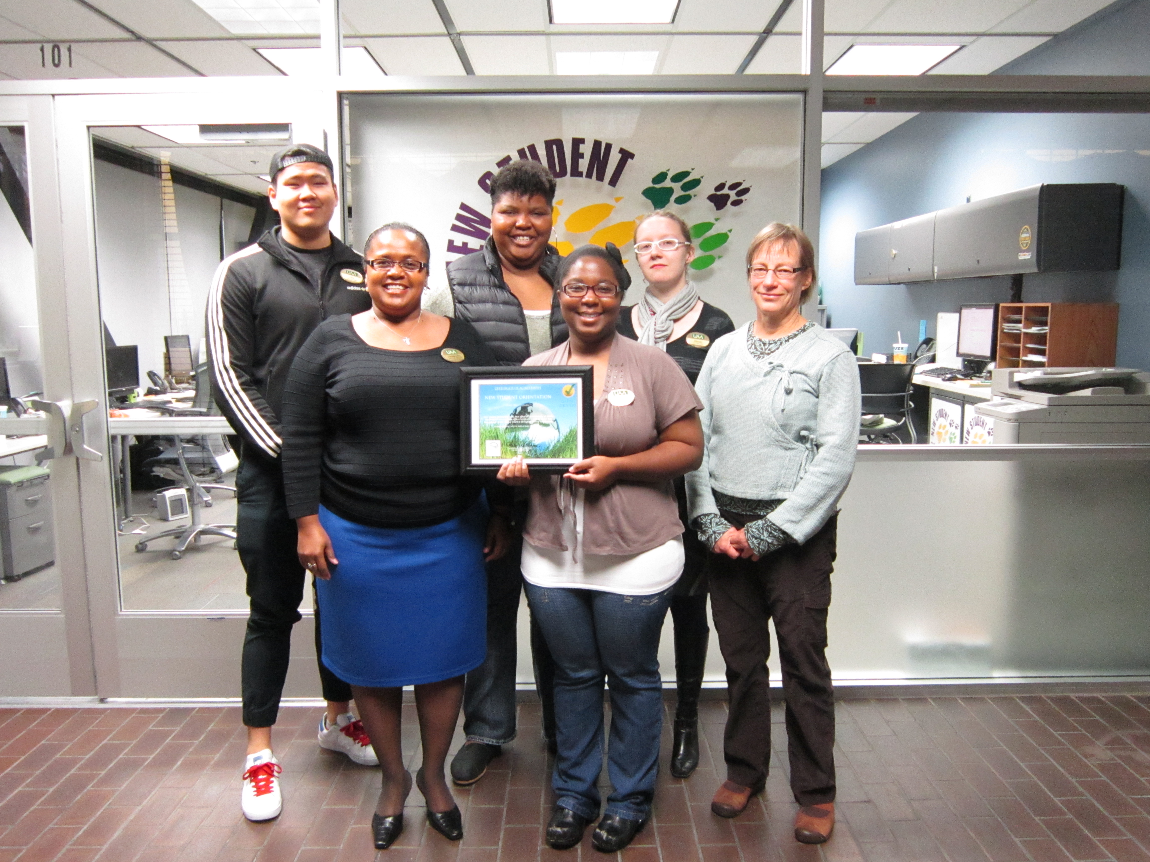 New Student Orientation Green Department 2014