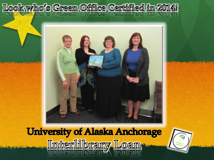 Interlibrary Loan - Green Office Certification