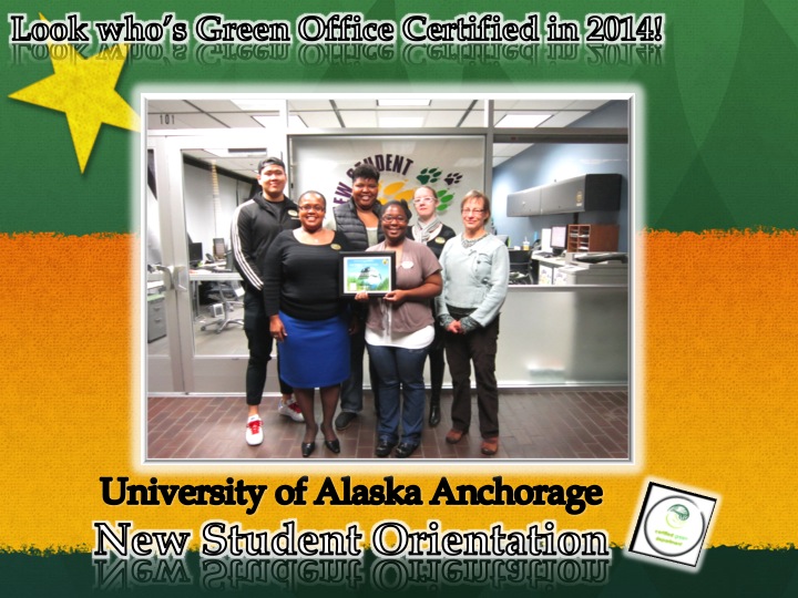 New Student Orientation Green Office 2014