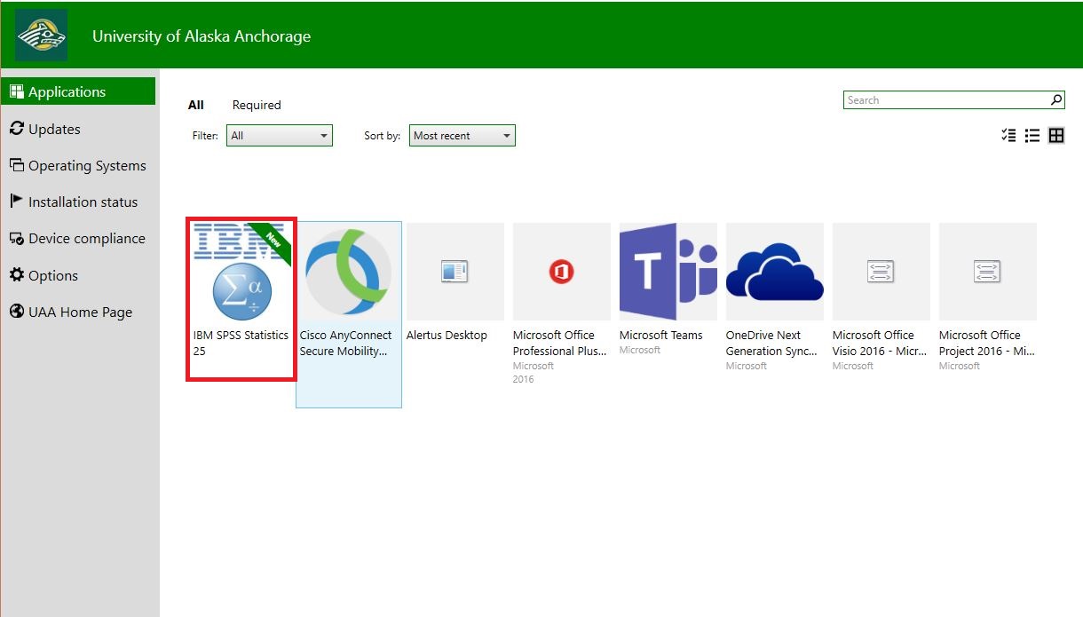 Windows Service Center SPSS Icon