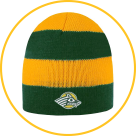 Green and Gold beanie with Athletics Seawolf logo on brim