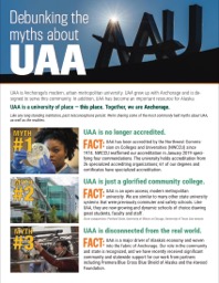"Debunking the myths about UAA" page 1 thumbnail