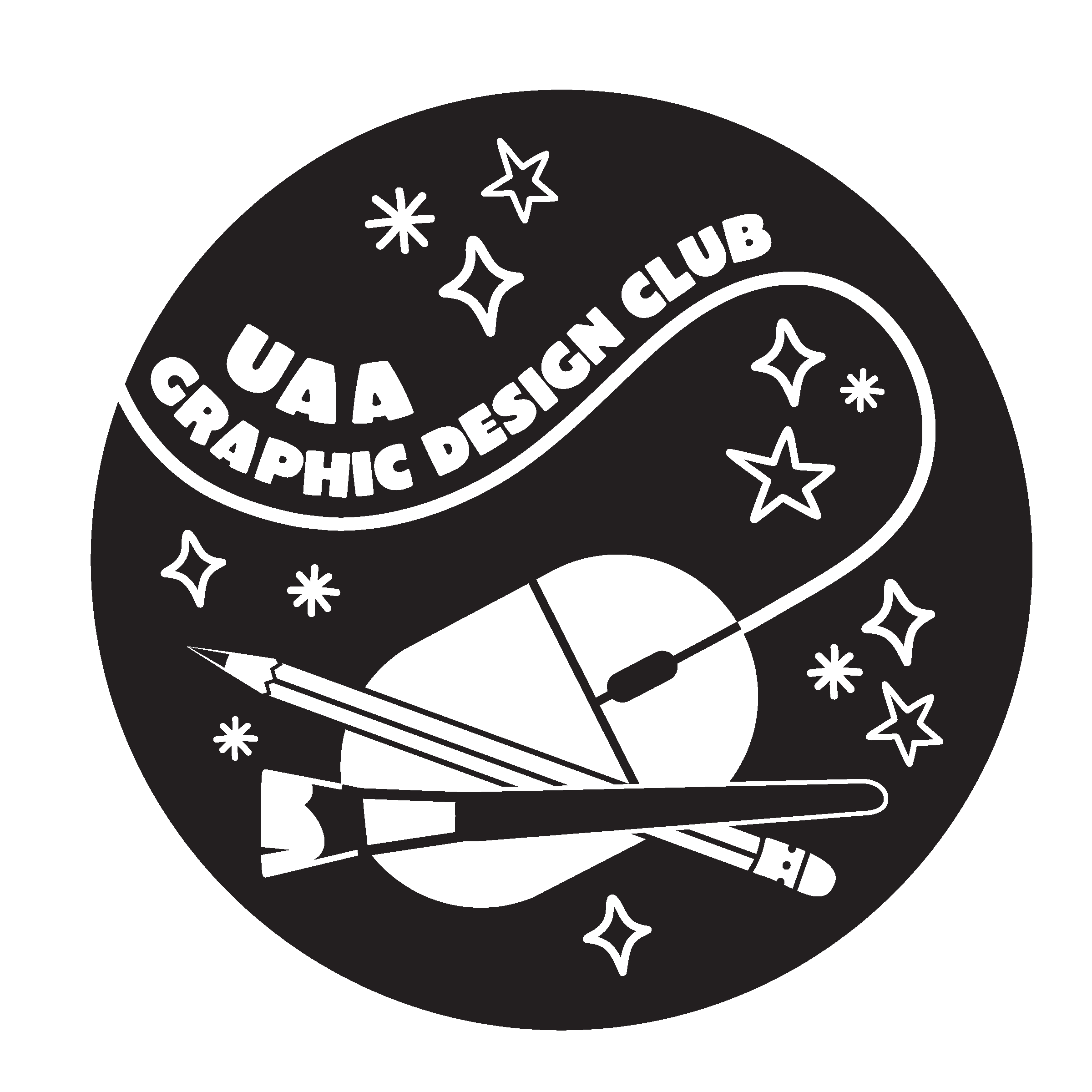 Black and white logo