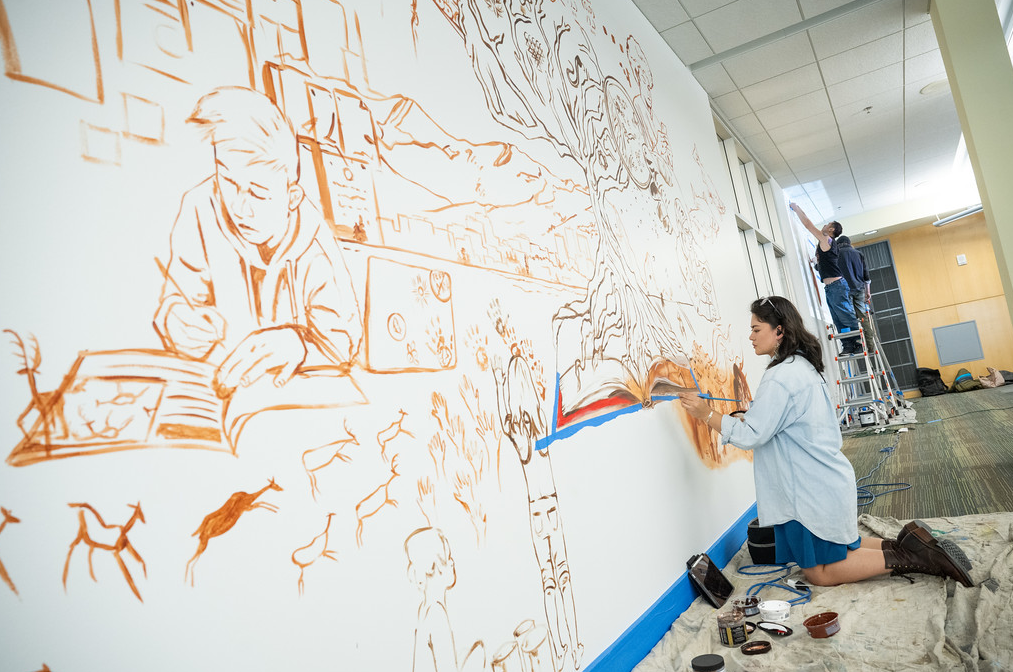 commons mural student