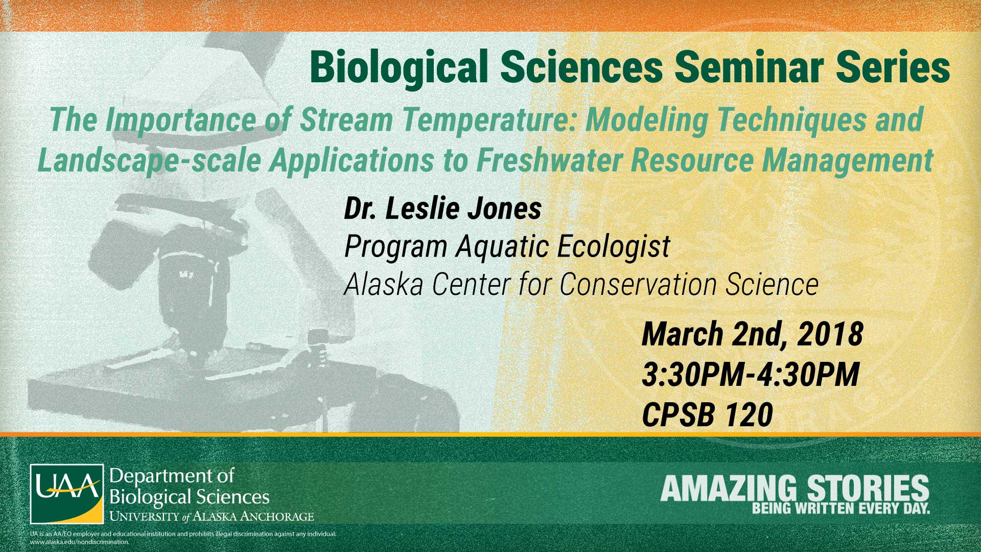 Department of Biological Sciences Department of Biological Sciences