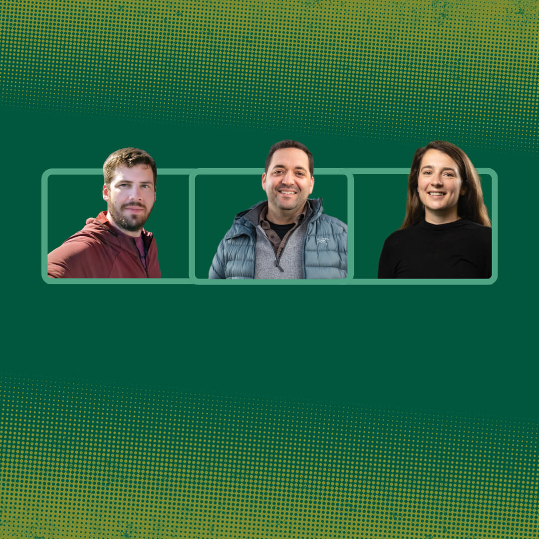 Kevin Berry, Alex James, and Hannah Hennighausen, speaking at Writer’s Block Bookstore