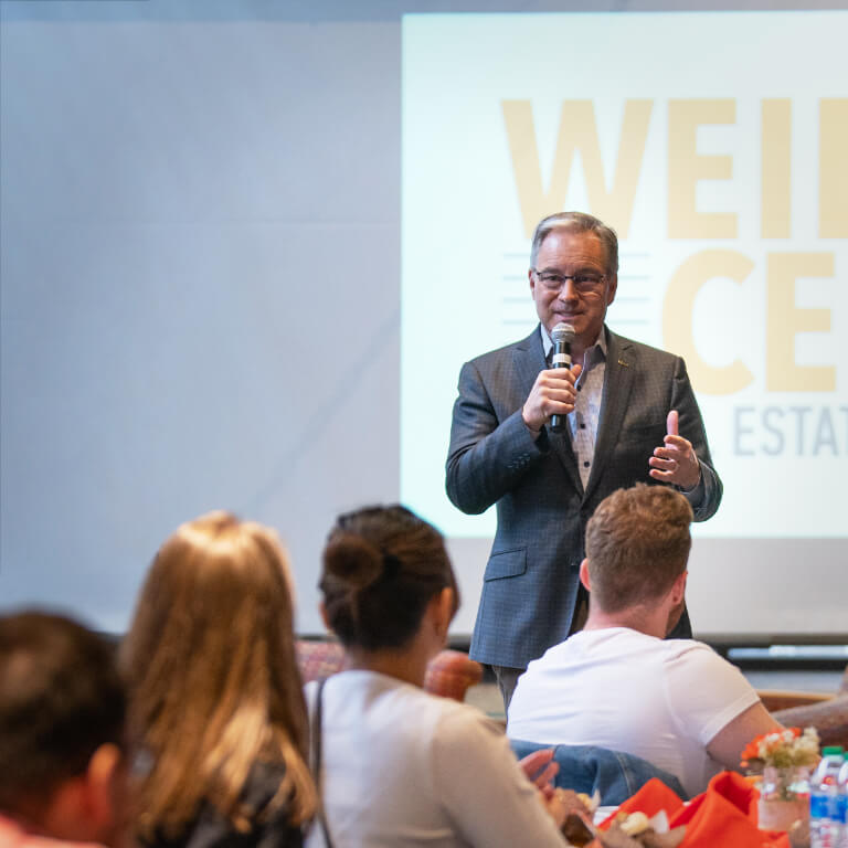 Chancellor Parnell welcomes group