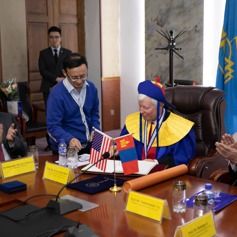 Dr. John Duffy in Mongolia