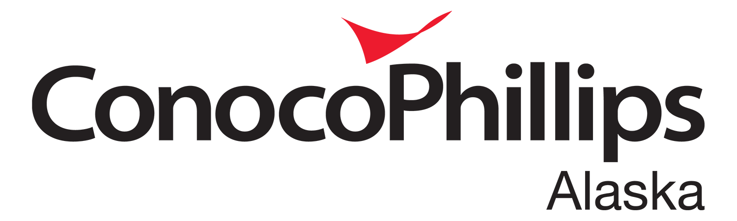 The logo of ConocoPhillips Alaska