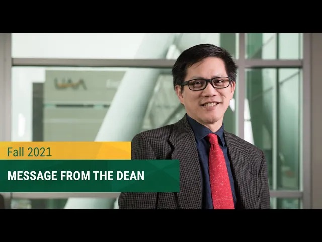 Message from the Dean - Fall 2021