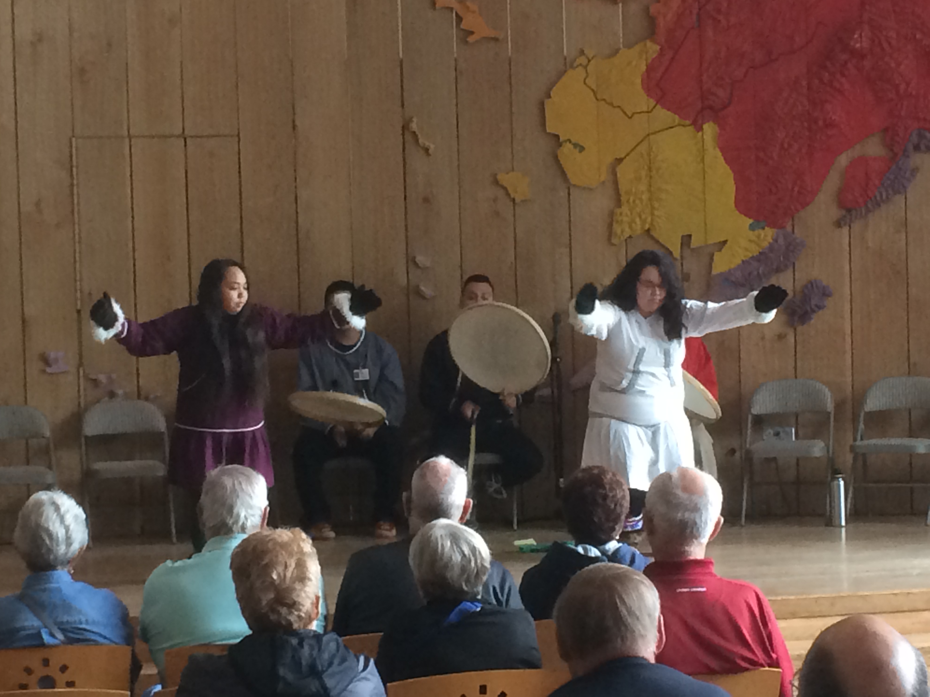 Dancers at the Alaska Native Heritage Center