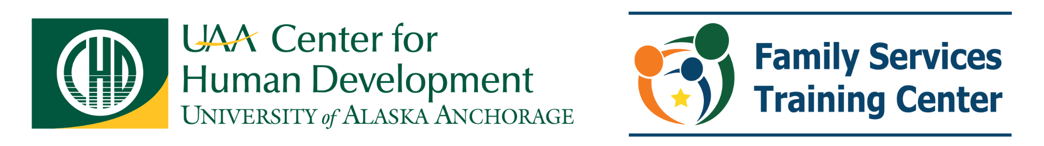 UAA Center for Human Development and Family Services Training Center logos