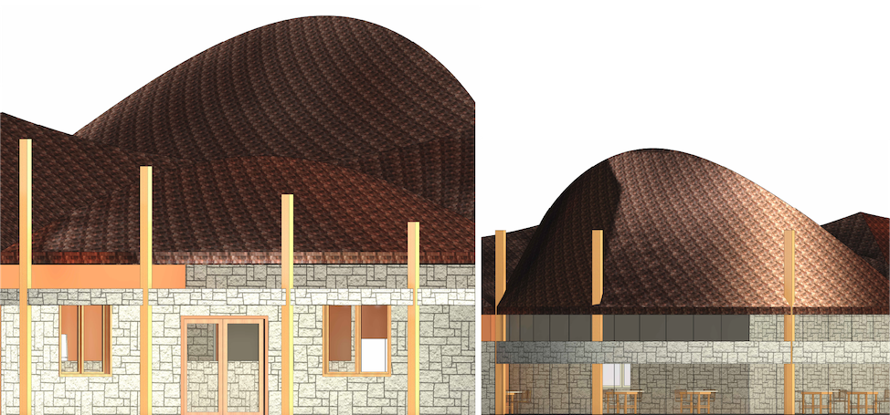 digital rendering of building exterior