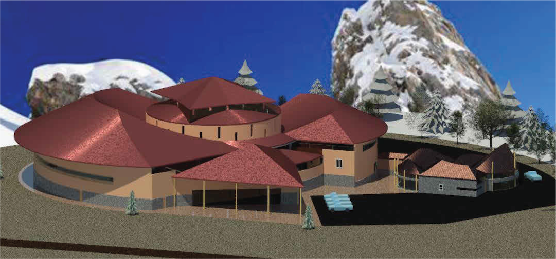 digital rendering of building exterior