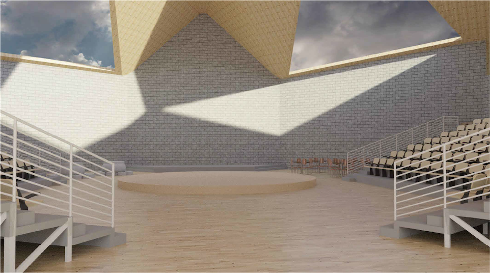 digital rendering of building interior