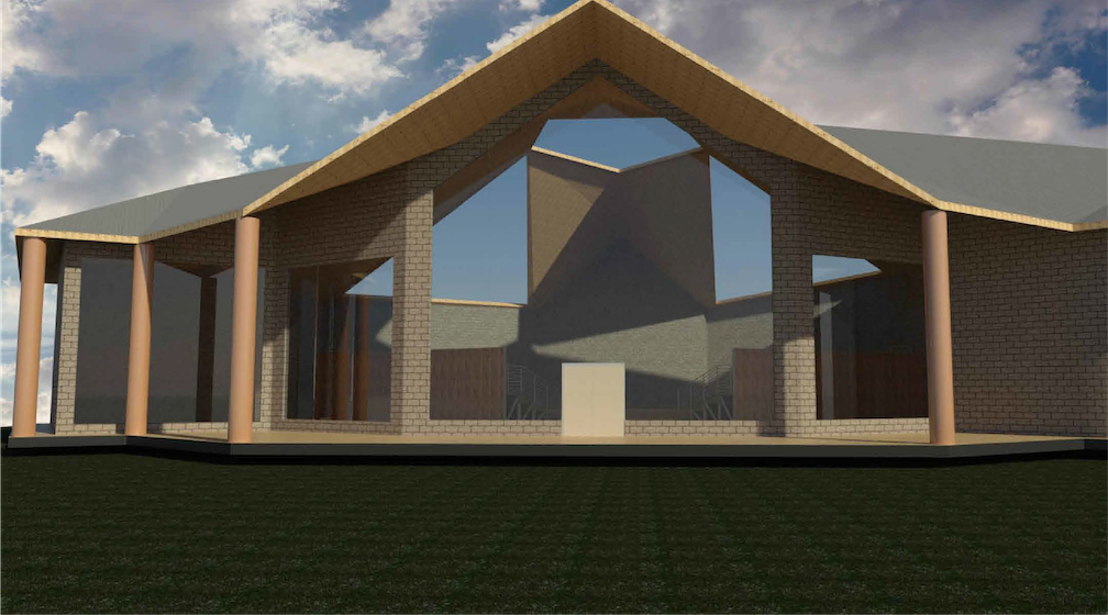 digital rendering of building exterior