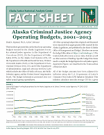 PDF of Alaska Criminal Justice Agency Operating Budgets, 2001–2013