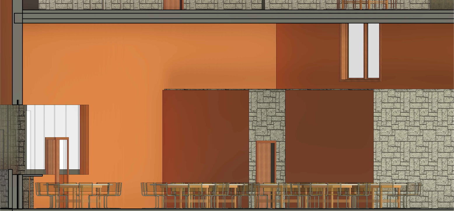 digital rendering of building interior