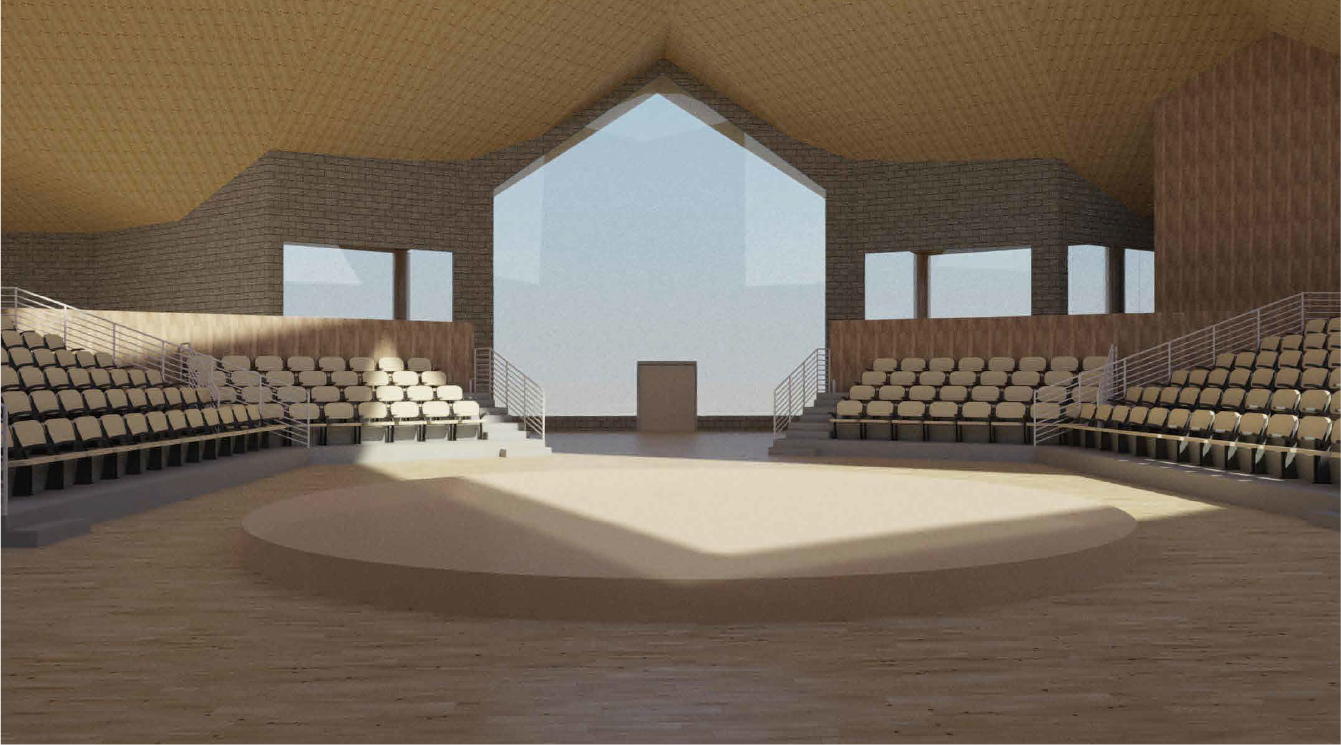 digital rendering of building interior