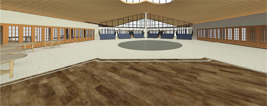 digital rendering of building interior