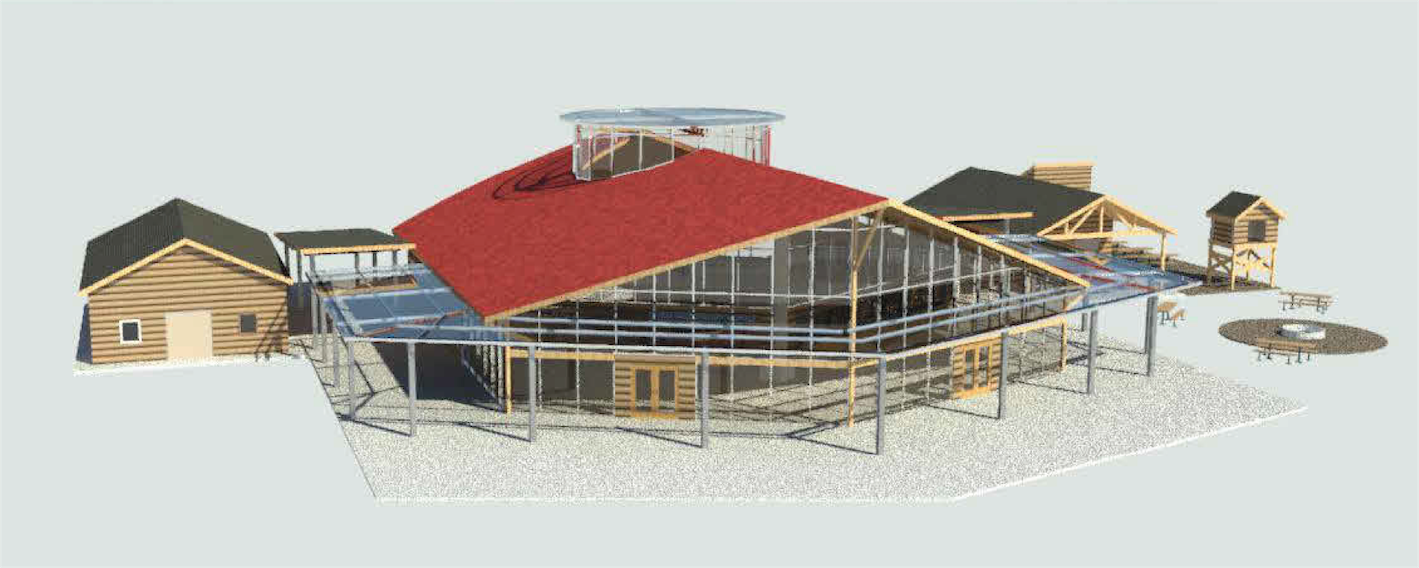 digital rendering of building exterior