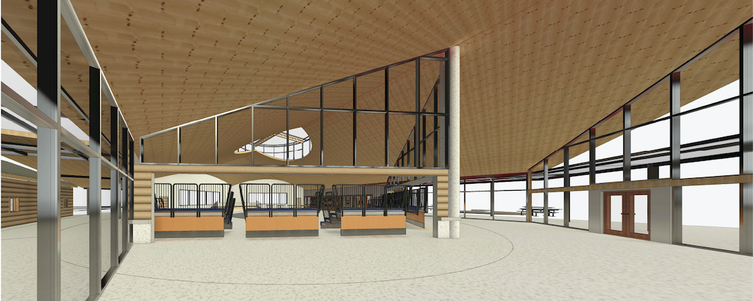 digital rendering of building interior