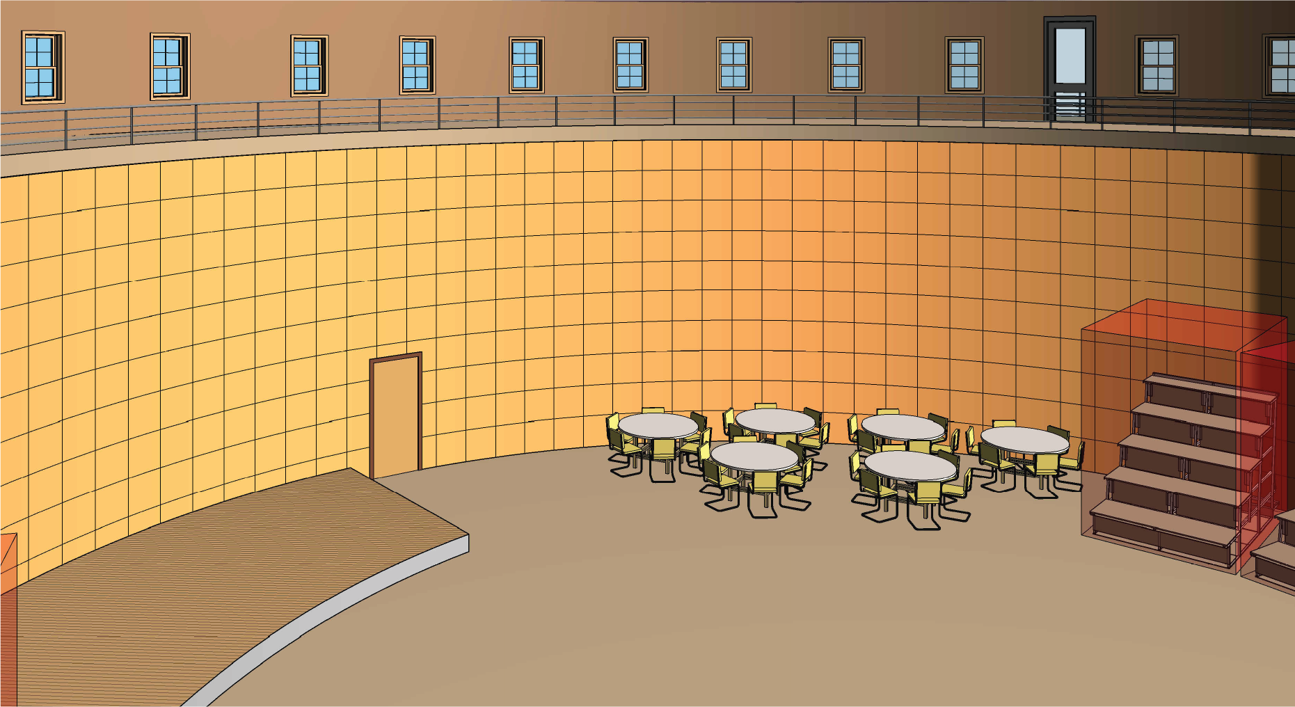 digital rendering of building interior