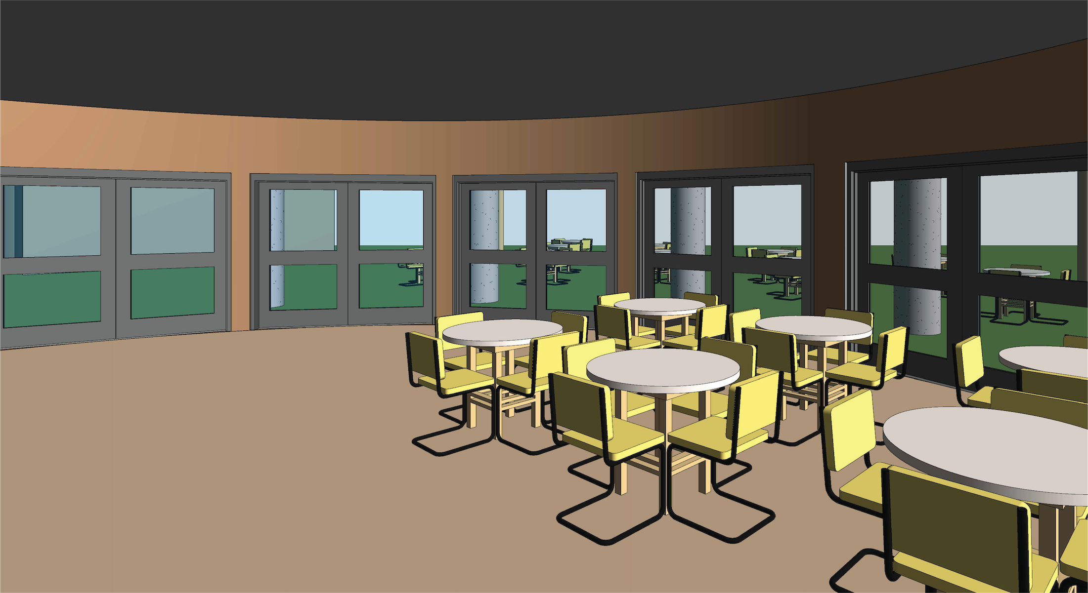 digital rendering of building interior