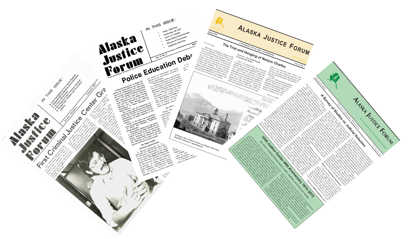 four justice forum covers stacked together