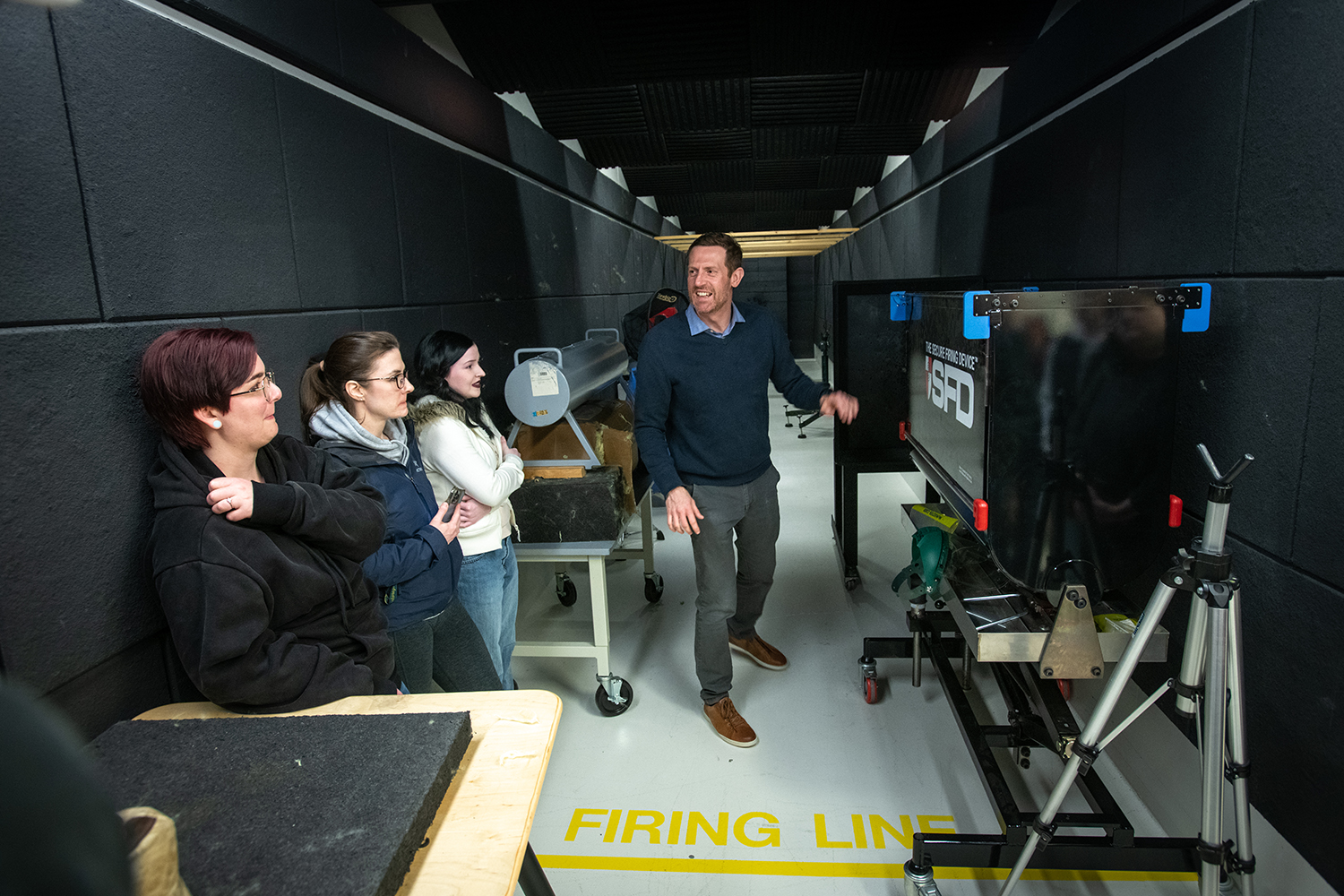 David Kanaris speaks to students