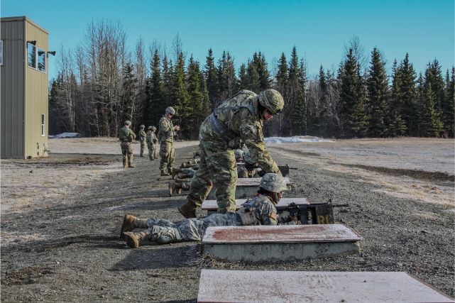 Cadets on the firing range