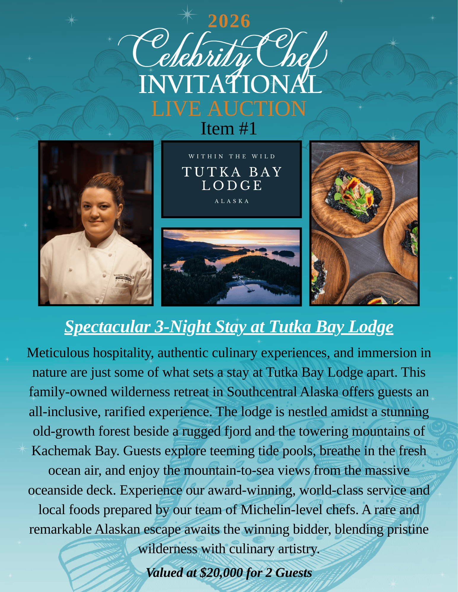 Image describing the Tutka Bay Lodge Auction Package