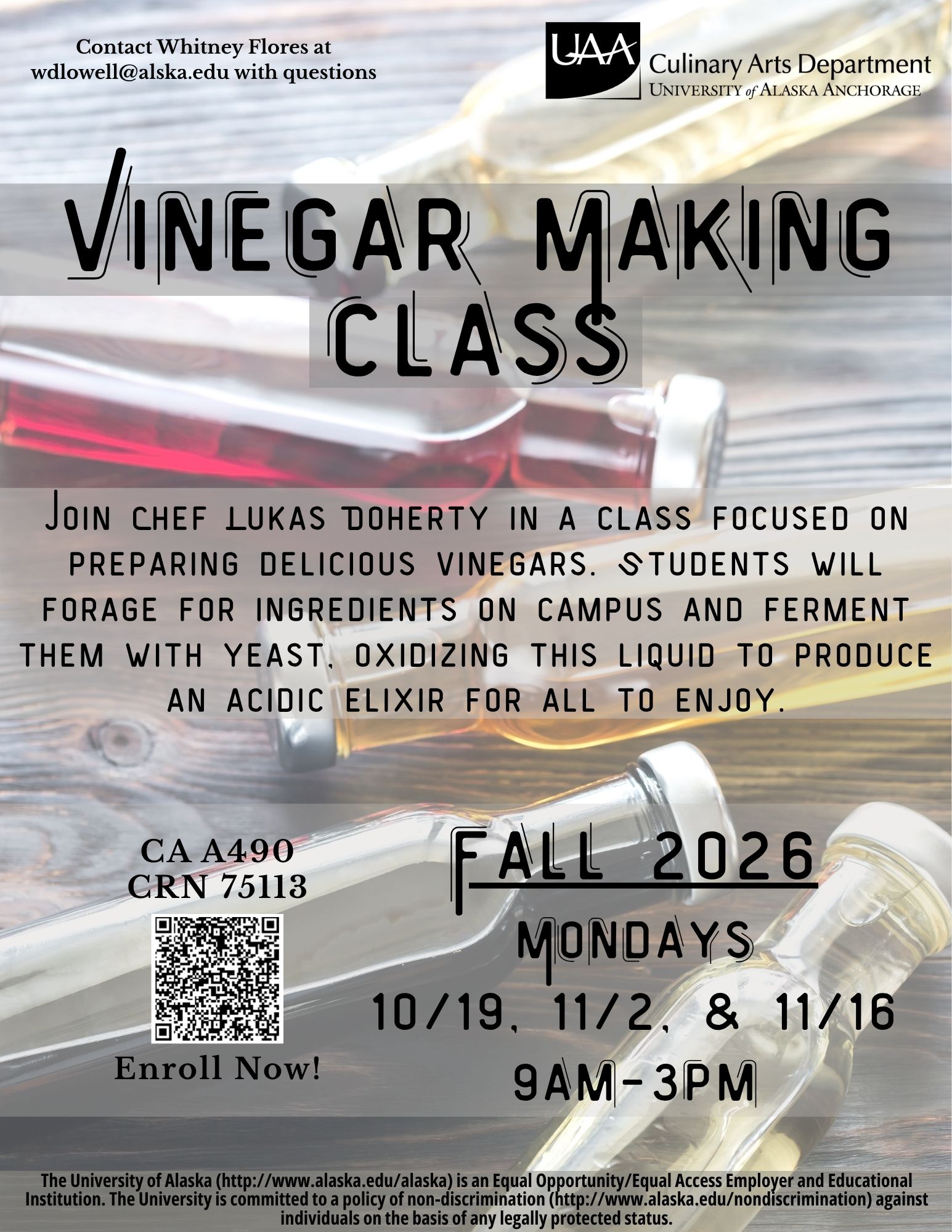Vinegar Making Flyer