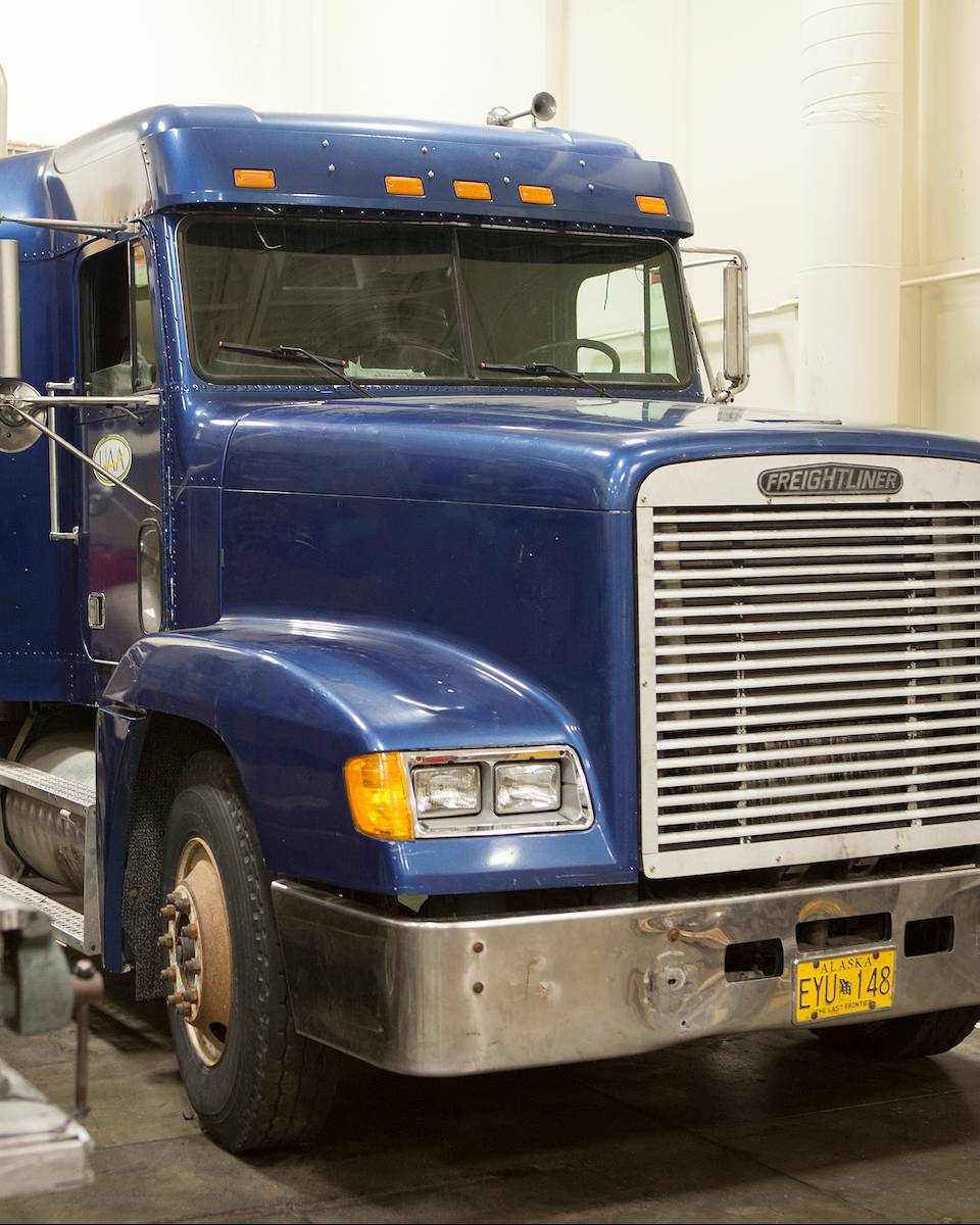 Meet the beasts: one of these retired Freightliner cabs has an incredible 1.2 million miles on the odometer.