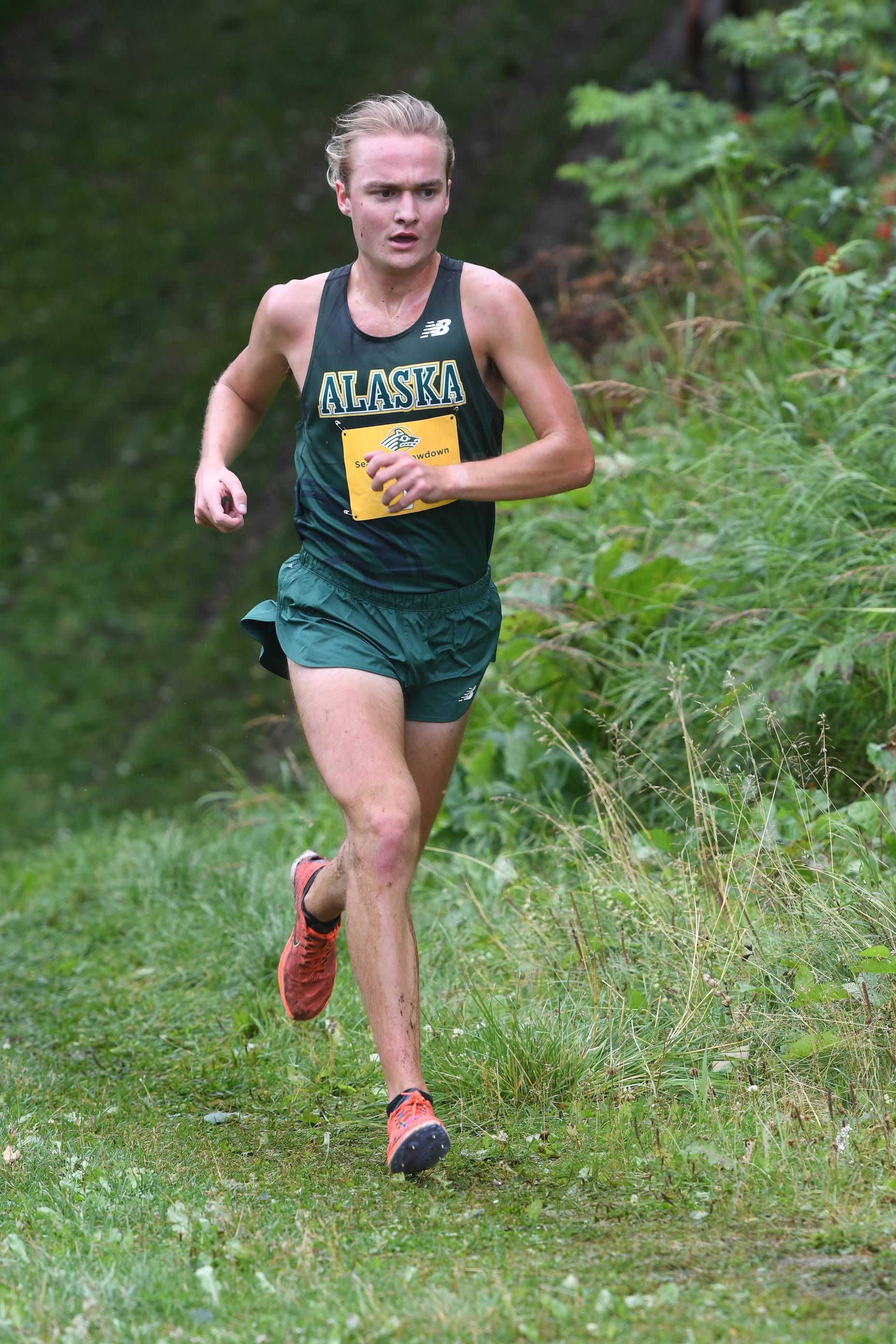 George Payne running for UAA Cross-Country