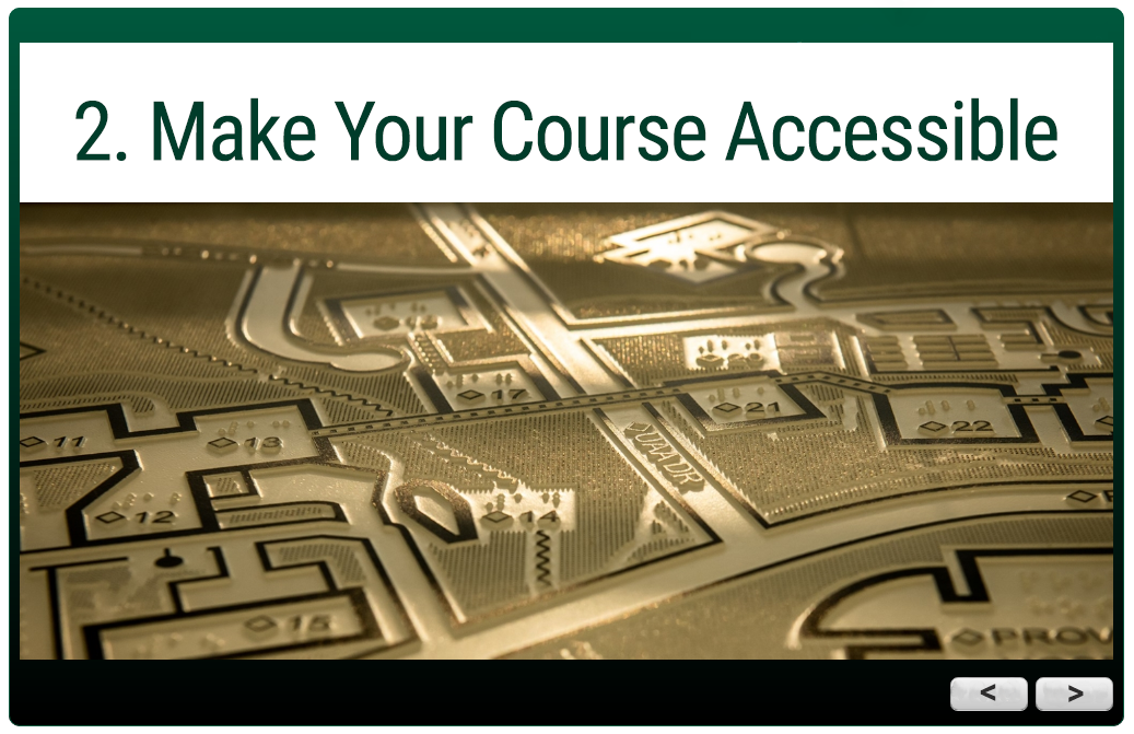 module 2 Make Your Course Accessible