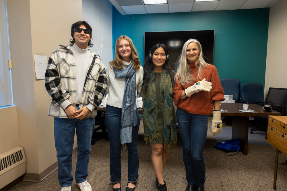 UAA faculty member with CESAs