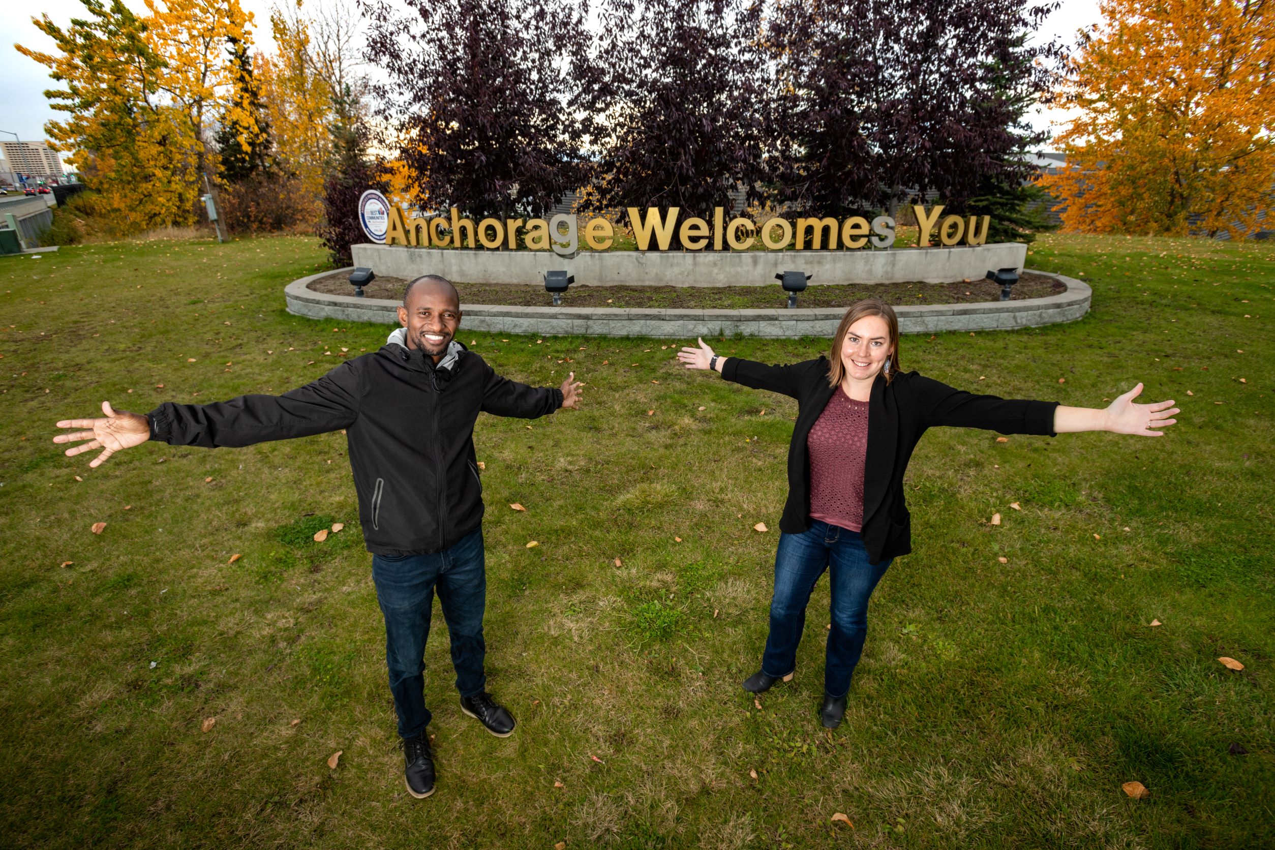 Amana Mbise and Sarah Buckingham