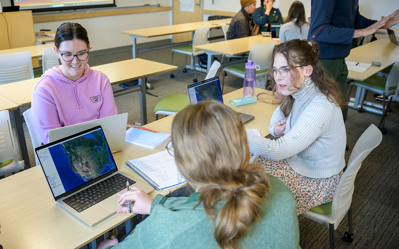students in class