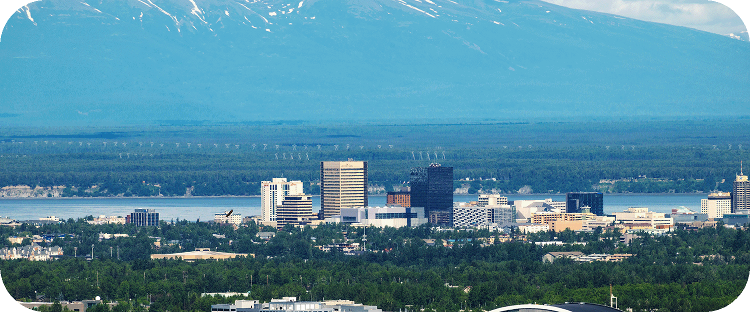 View of Downtown Anchorage