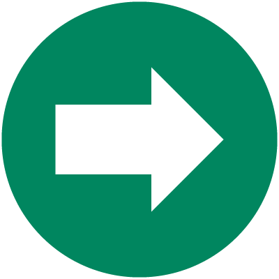 green circle with arrow pointing to the right