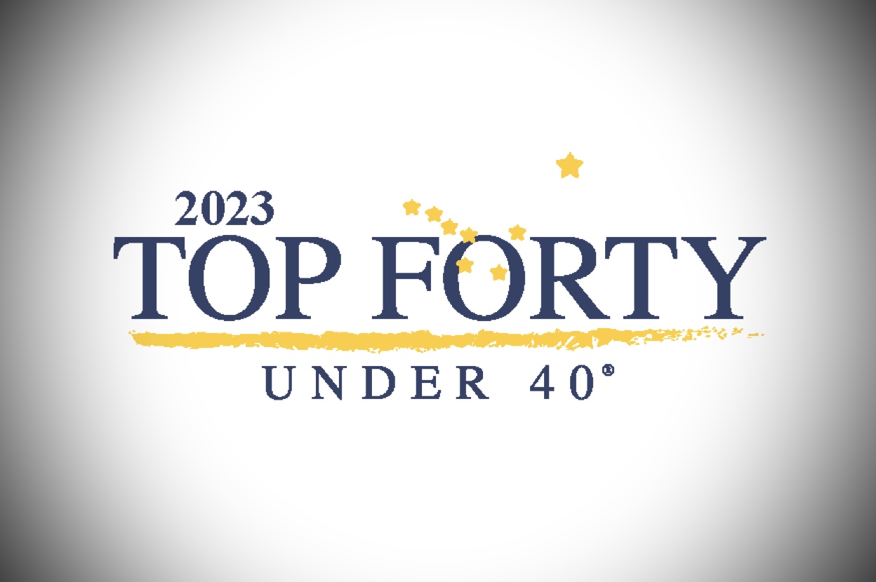 2023 Top Forty Under 40 logo