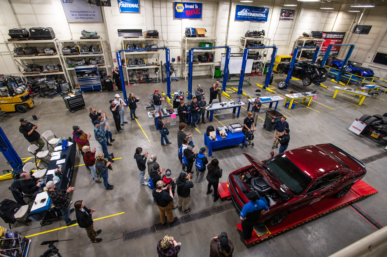 The UAA Department of Automotive and Diesel Technology hosts its first Skills Competition since the COVID-19 pandemic in the Auto Diesel Technology Building. 