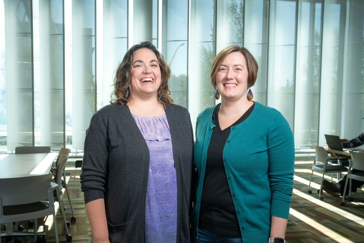 Melissa Branch and Stephanie Mormilo